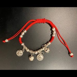Lucky Kabbalah Bracelet Braided Red String Rope